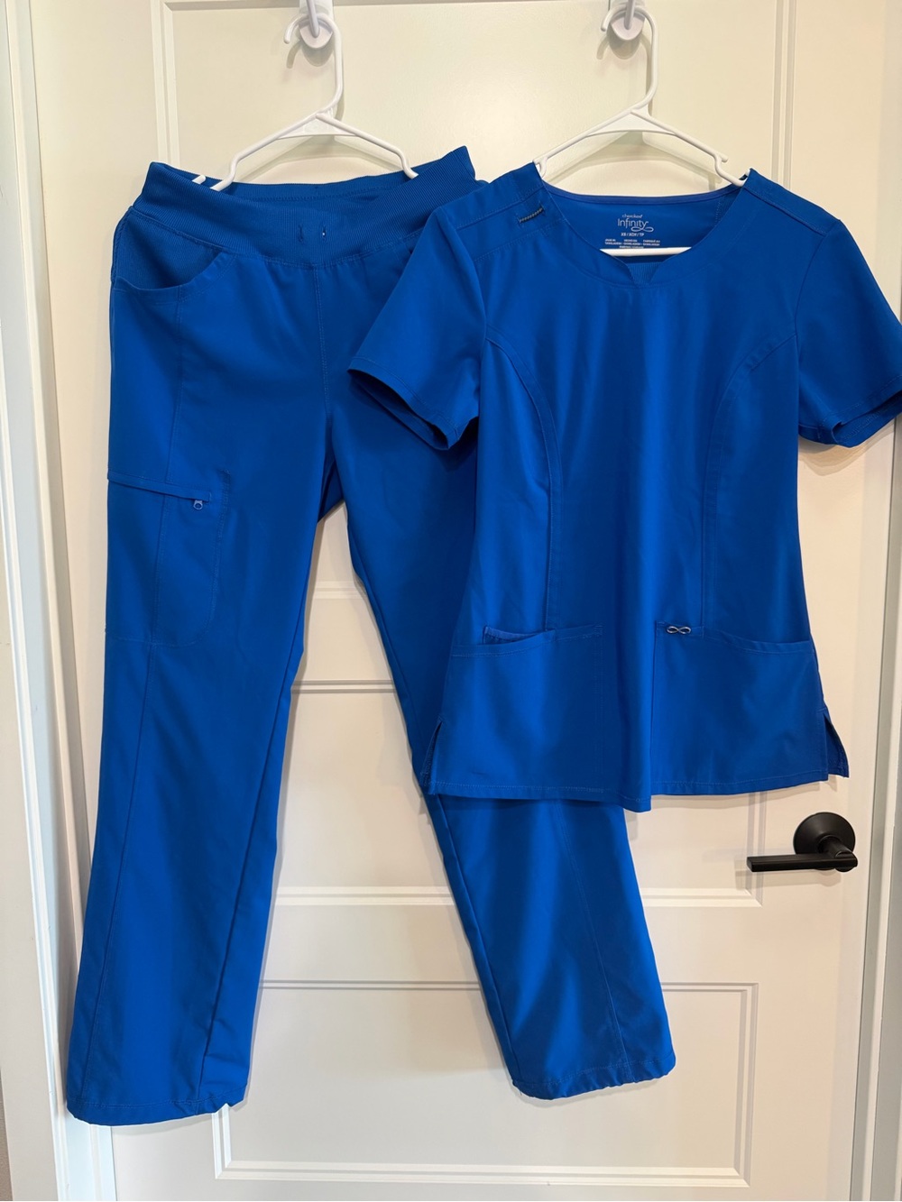 Cherokee Infinity Women’s Royal Blue Boot Cut Scrub Pants